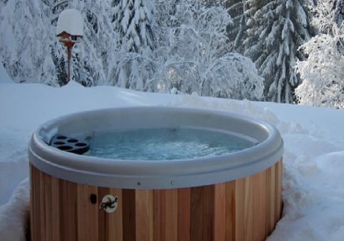 Kun je de opblaasbare hot tub in de winter laten staan?